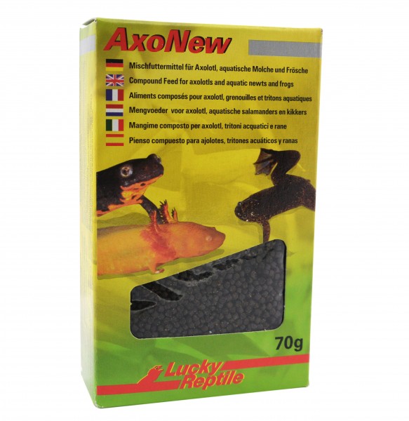 Lucky Reptile AxoNew - Futter für Axolotl, aquatische Molche + Frösche