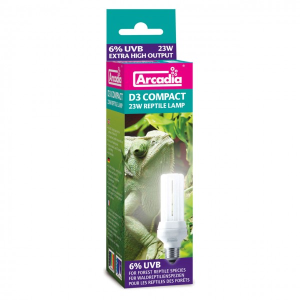 Arcadia D3 Compact Reptile Lamp "UV Lamp"